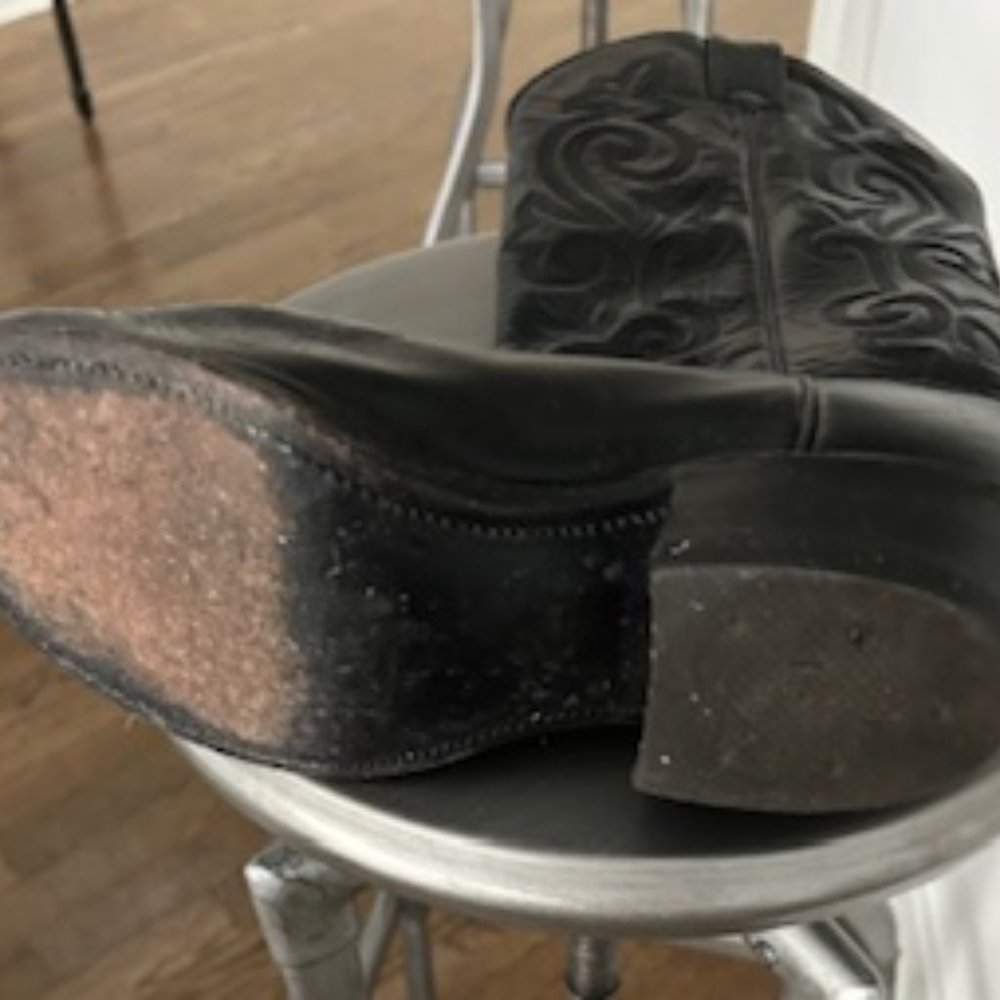 Black Cowboy Boots - Justin Brand - Picture 3 of 9